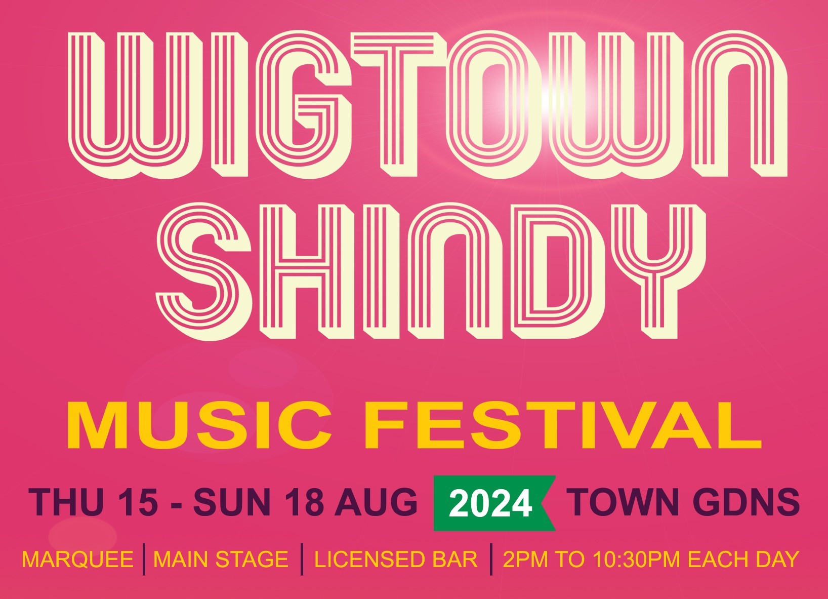 Wigtown Shindy music festival 18th to 20th august 2023